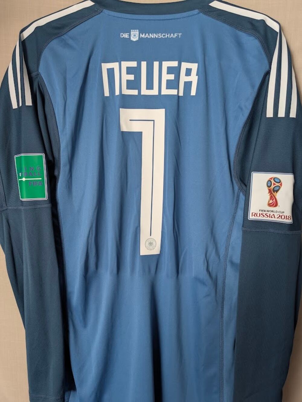 Germany 2018 Manuel Neuer Goalkeeper Jersey Mens Medium World Cup
